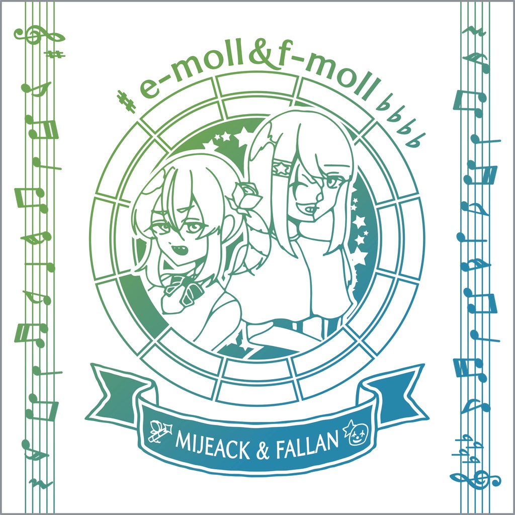 【調性記念日制定応援】調性さんミニタオル(表月裏月)