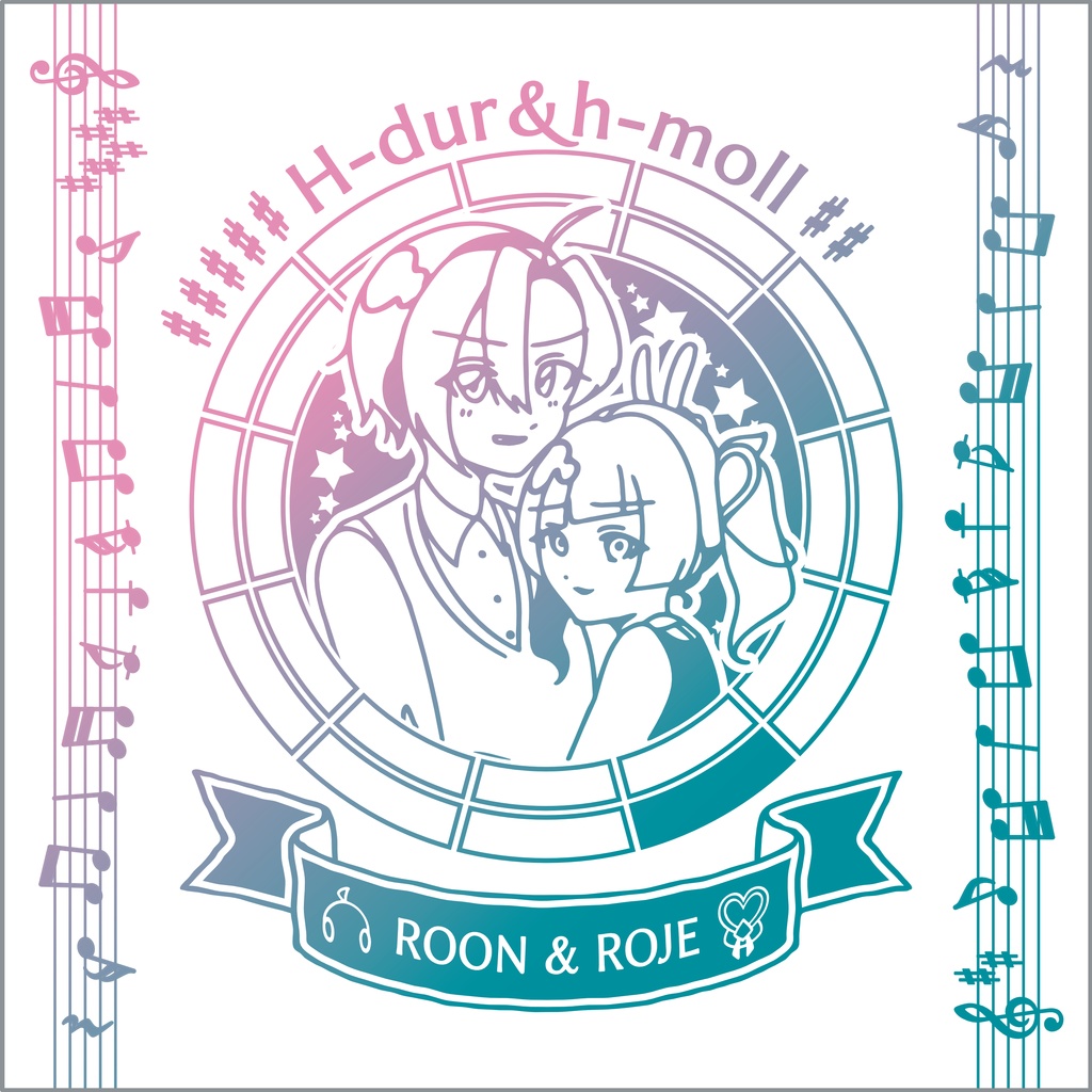 【調性記念日制定応援】調性さんミニタオル(表月裏月)