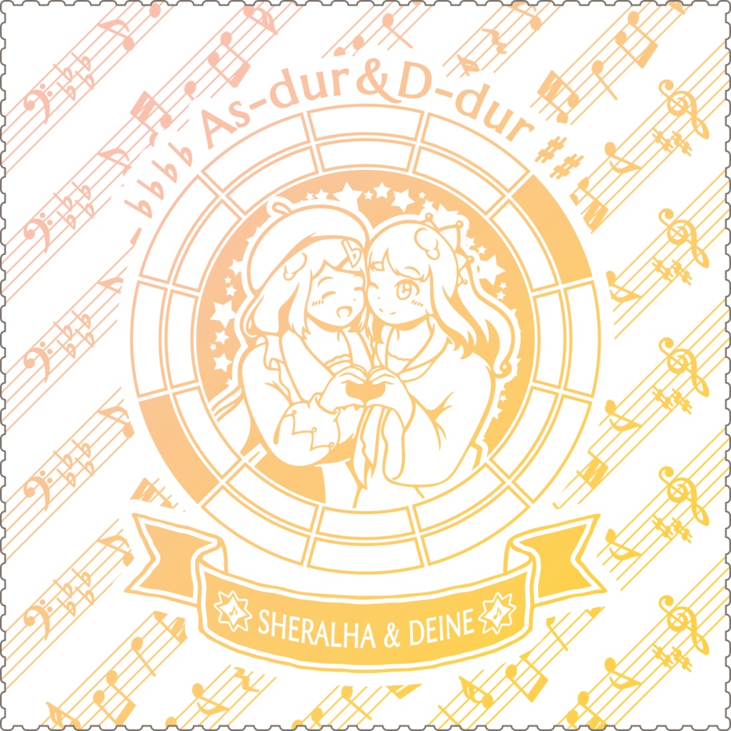 【調性記念日制定応援】調性さんクリーナークロス/眼鏡拭き(三十六に散る願い)