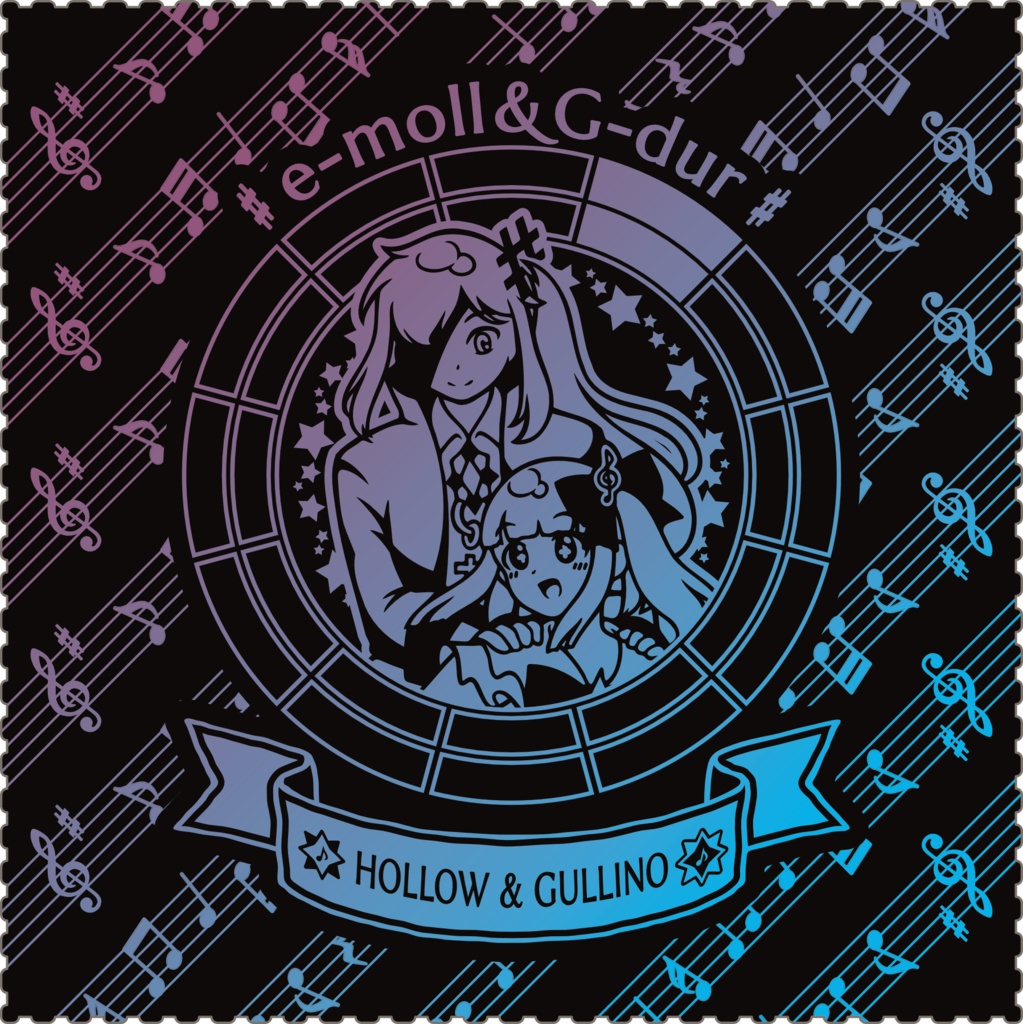 【調性記念日制定応援】調性さんクリーナークロス/眼鏡拭き(三十六に散る願い)