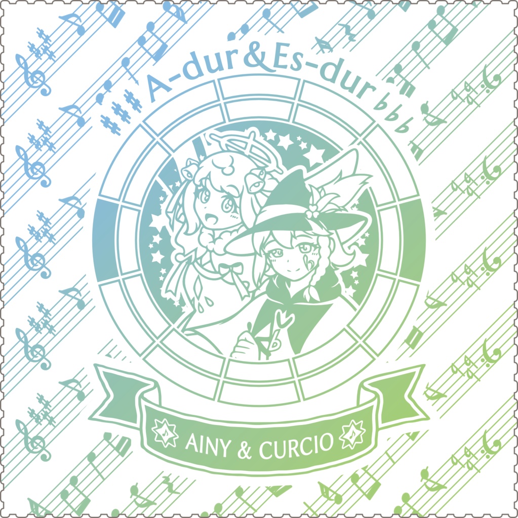 【調性記念日制定応援】調性さんクリーナークロス/眼鏡拭き(三十六に散る願い)