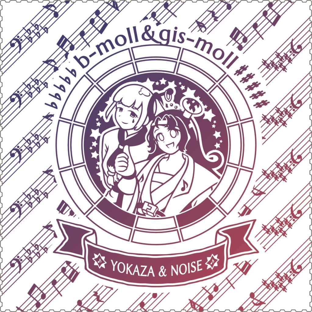 【調性記念日制定応援】調性さんクリーナークロス/眼鏡拭き(三十六に散る願い)