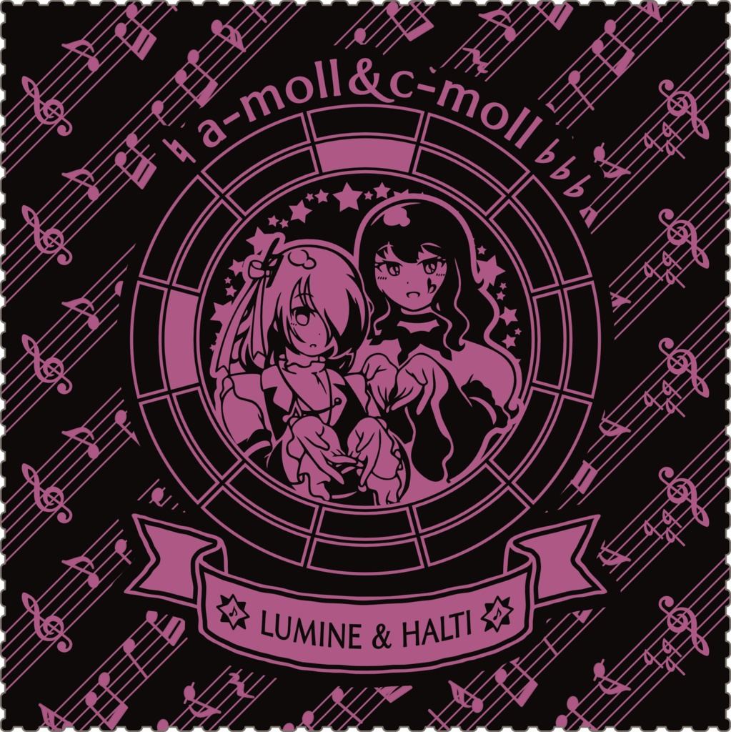 【調性記念日制定応援】調性さんクリーナークロス/眼鏡拭き(三十六に散る願い)