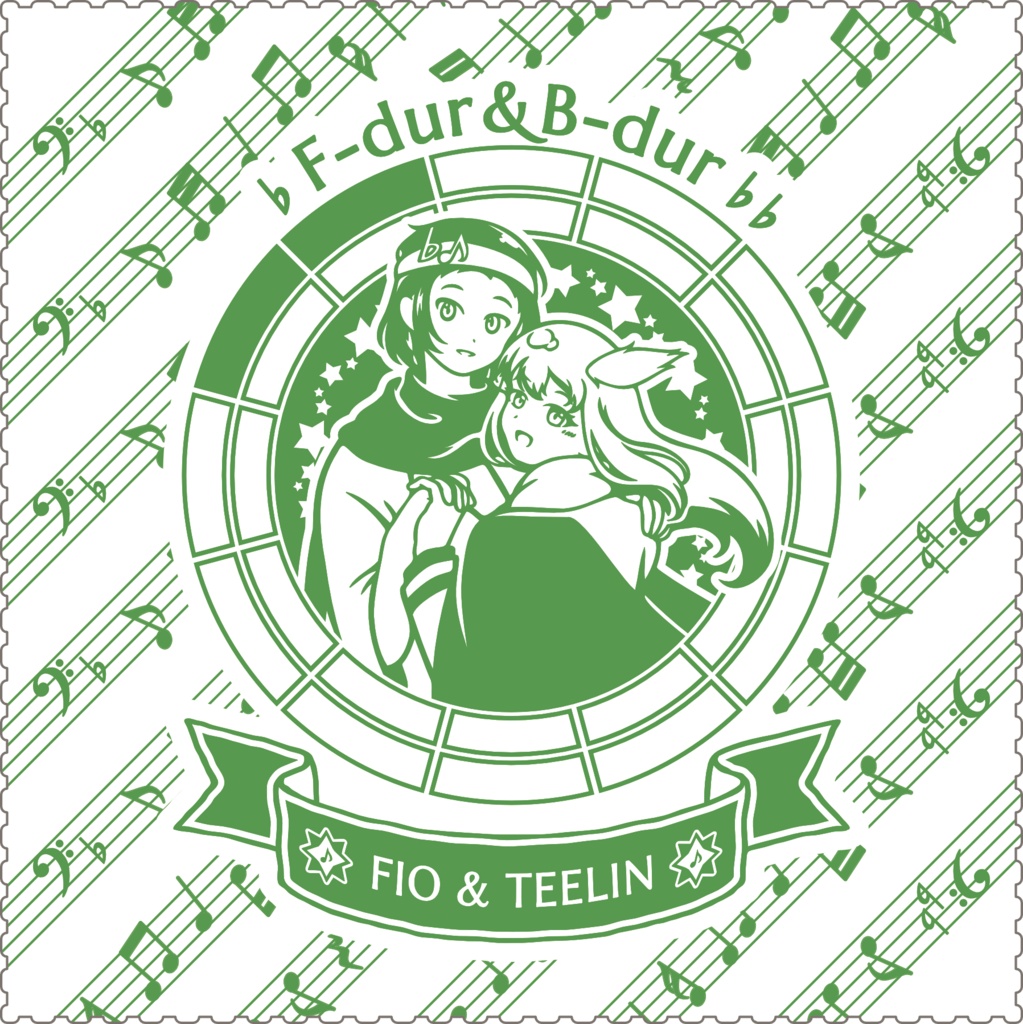 【調性記念日制定応援】調性さんクリーナークロス/眼鏡拭き(三十六に散る願い)