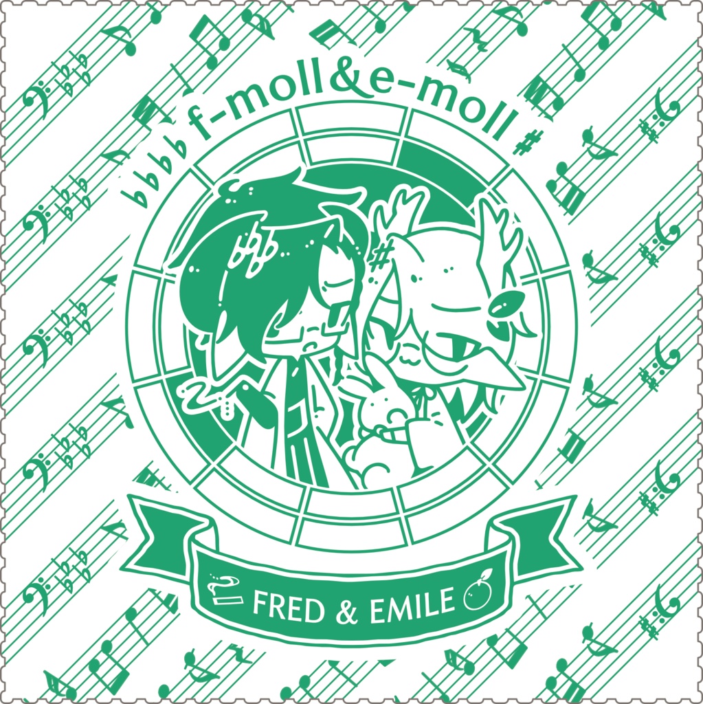 【調性記念日制定応援】調性さんクリーナークロス/眼鏡拭き(オトノミヤ)