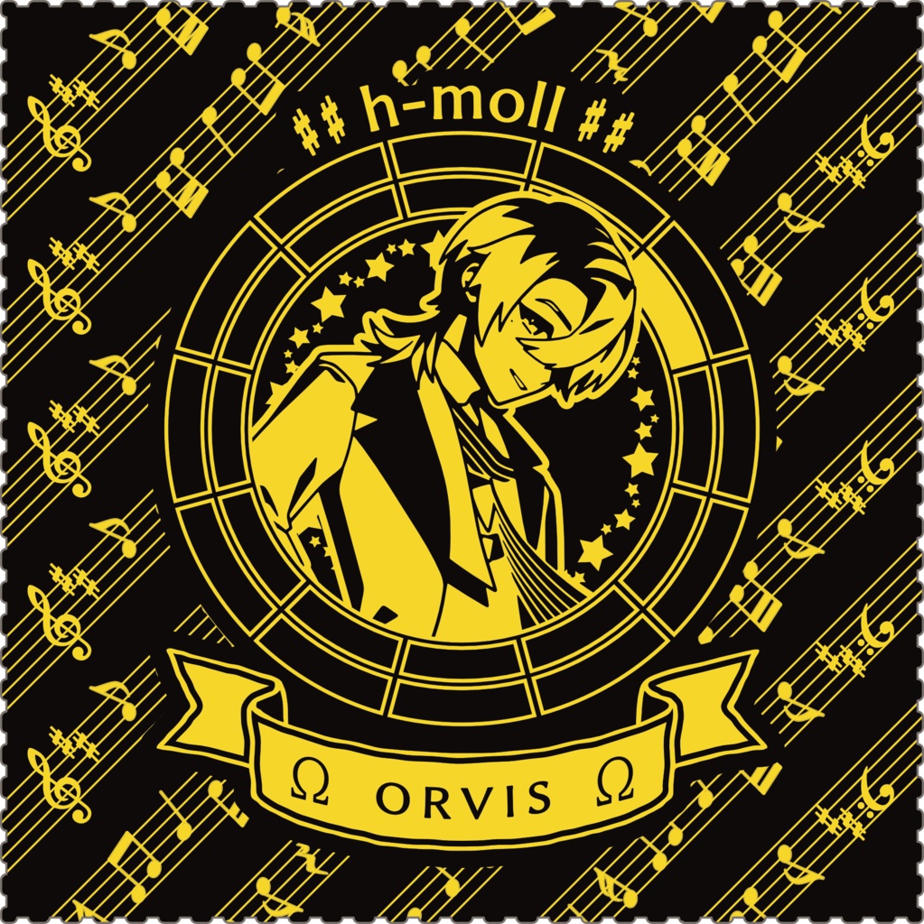 【調性記念日制定応援】調性さんクリーナークロス/眼鏡拭き(グレイスノーツ)