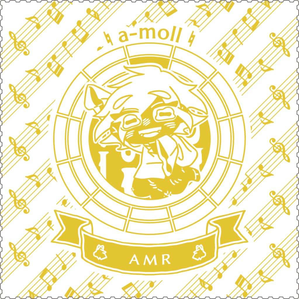 【調性記念日制定応援】調性さんクリーナークロス/眼鏡拭き(よせあつめライフ)