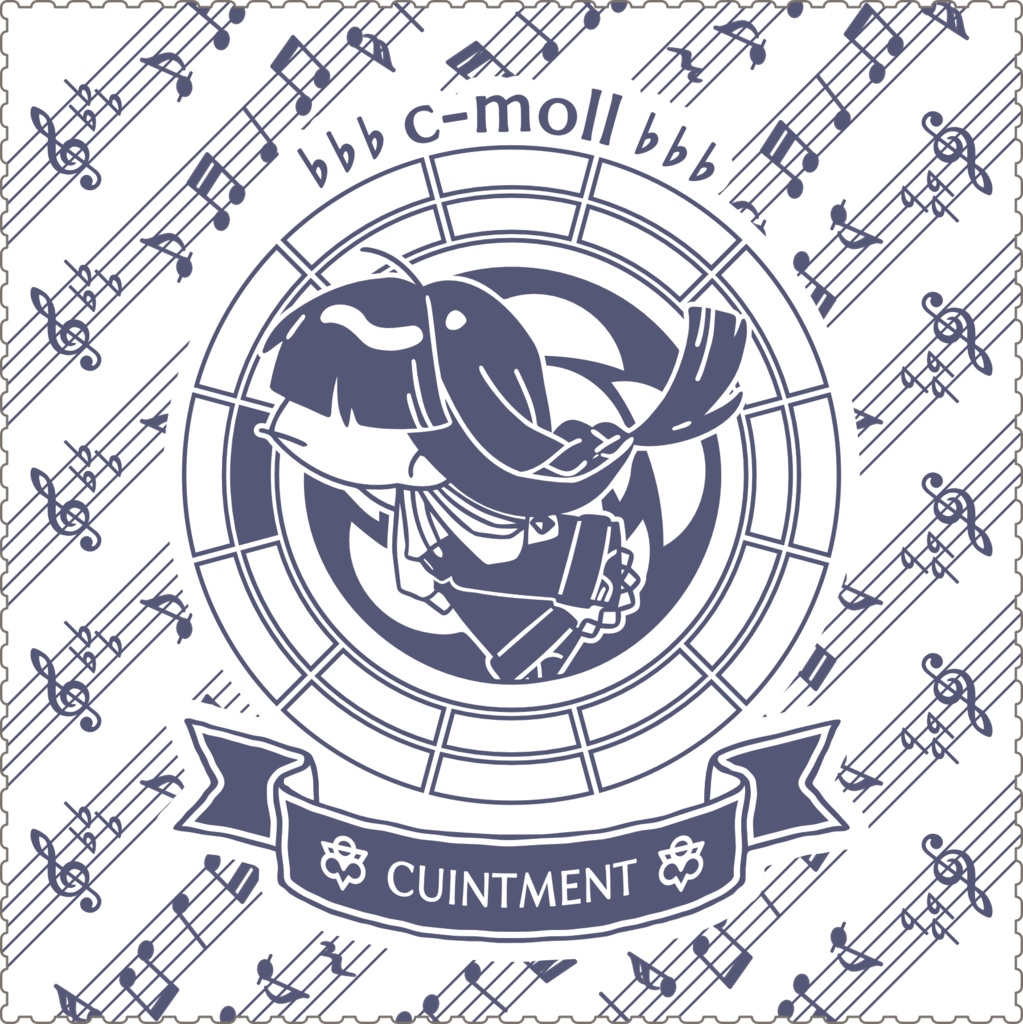 【調性記念日制定応援】調性さんクリーナークロス/眼鏡拭き(よせあつめライフ)