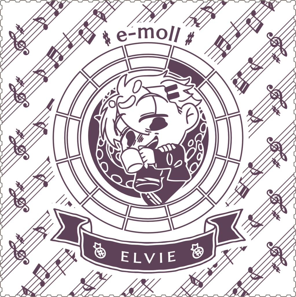 【調性記念日制定応援】調性さんクリーナークロス/眼鏡拭き(よせあつめライフ)