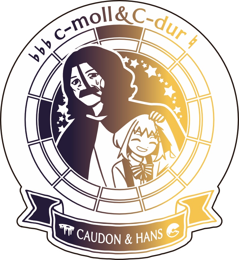 【調性記念日制定応援】調性さんステッカー(長調さん短調さん)