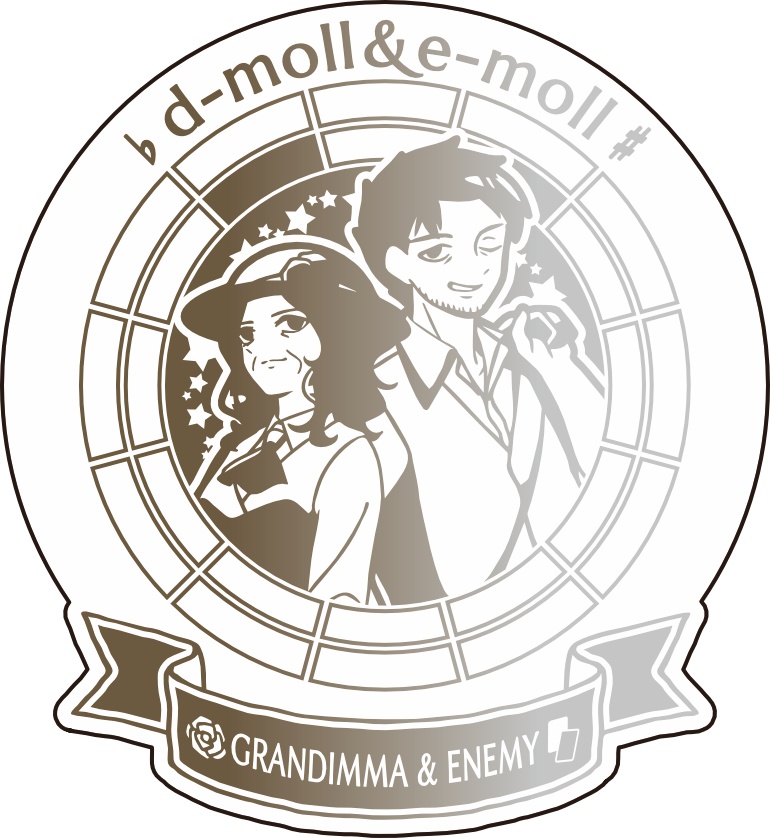 【調性記念日制定応援】調性さんステッカー(長調さん短調さん)