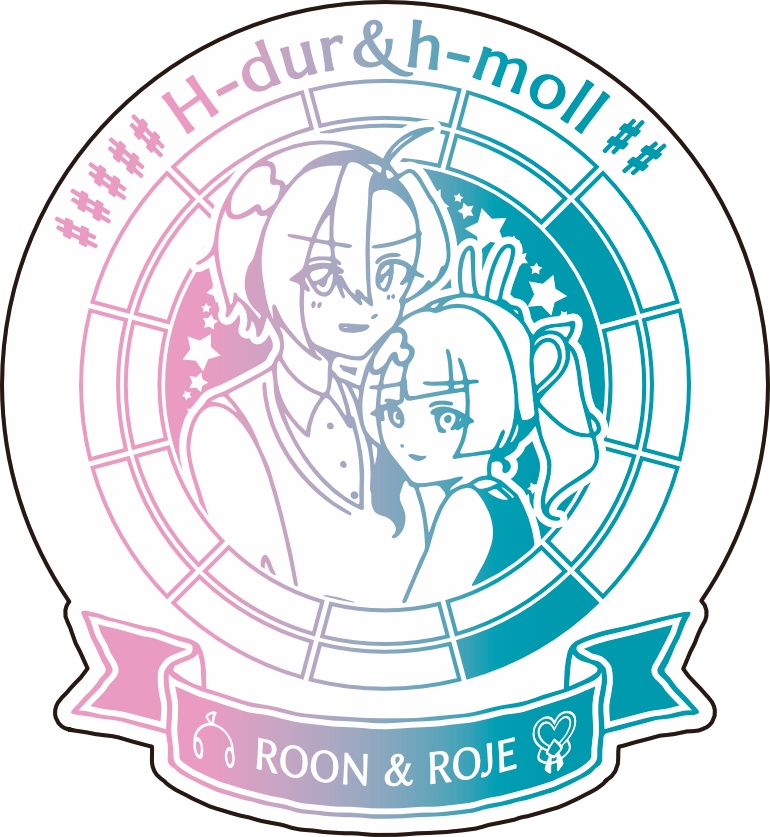 【調性記念日制定応援】調性さんステッカー(表月裏月)