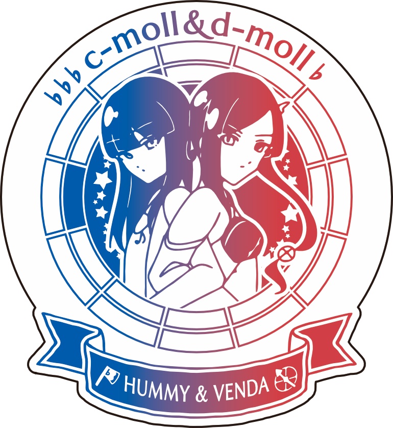 【調性記念日制定応援】調性さんステッカー(表月裏月)