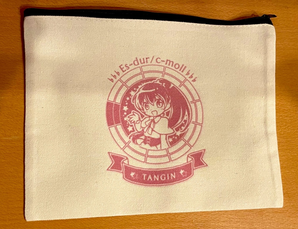 【調性記念日制定応援】調性さんフラットポーチ(長調さん短調さん)