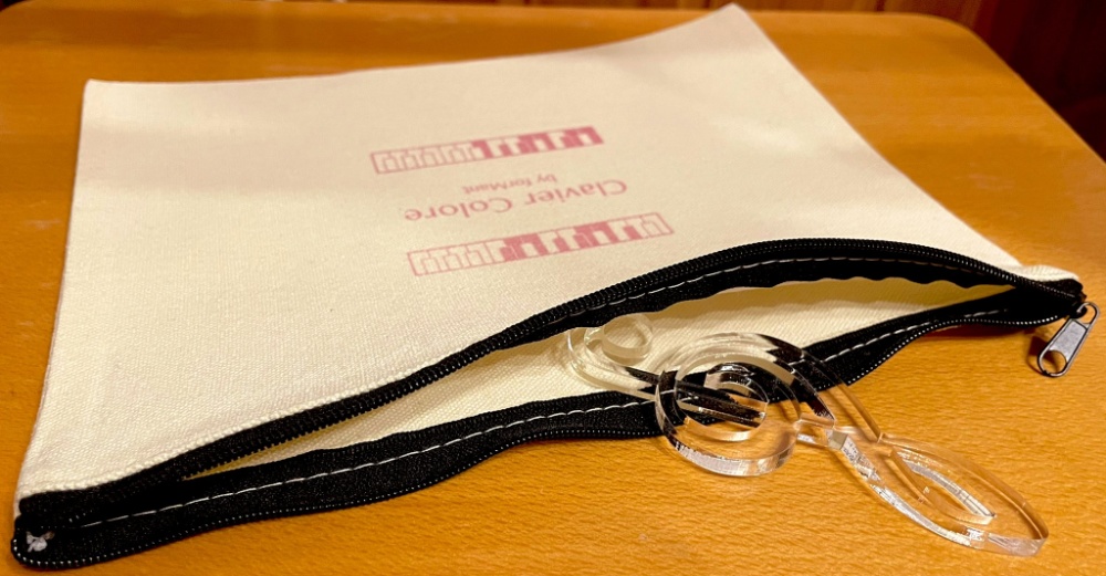 【調性記念日制定応援】調性さんフラットポーチ(調性日和)