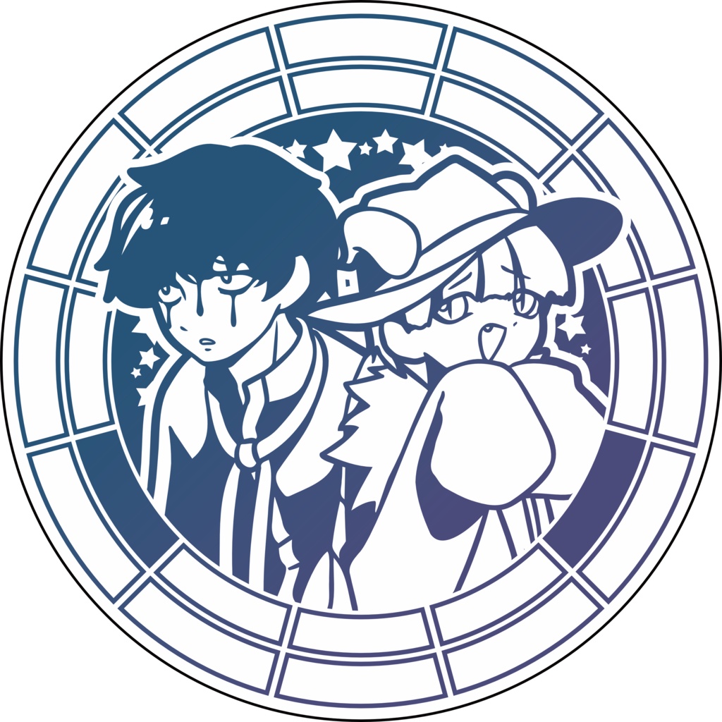 【調性記念日制定応援】調性さん缶バッジ(長調さん短調さん)