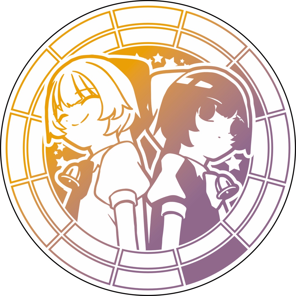 【調性記念日制定応援】調性さん缶バッジ(長調さん短調さん)