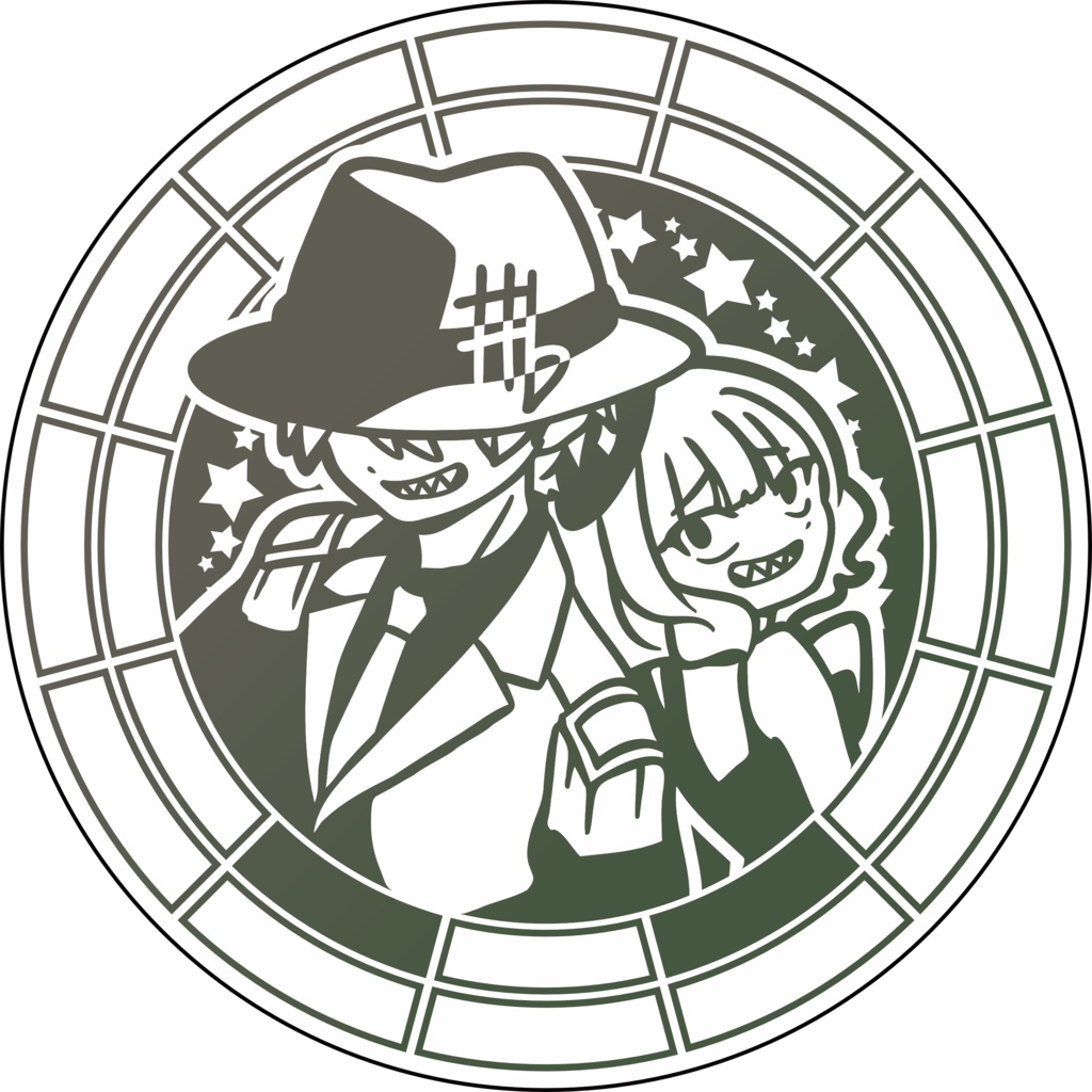 【調性記念日制定応援】調性さん缶バッジ(長調さん短調さん)