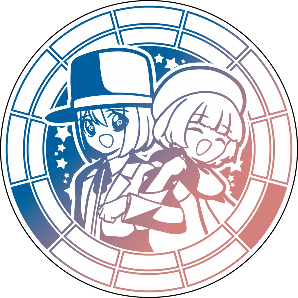 【調性記念日制定応援】調性さん缶バッジ(長調さん短調さん)
