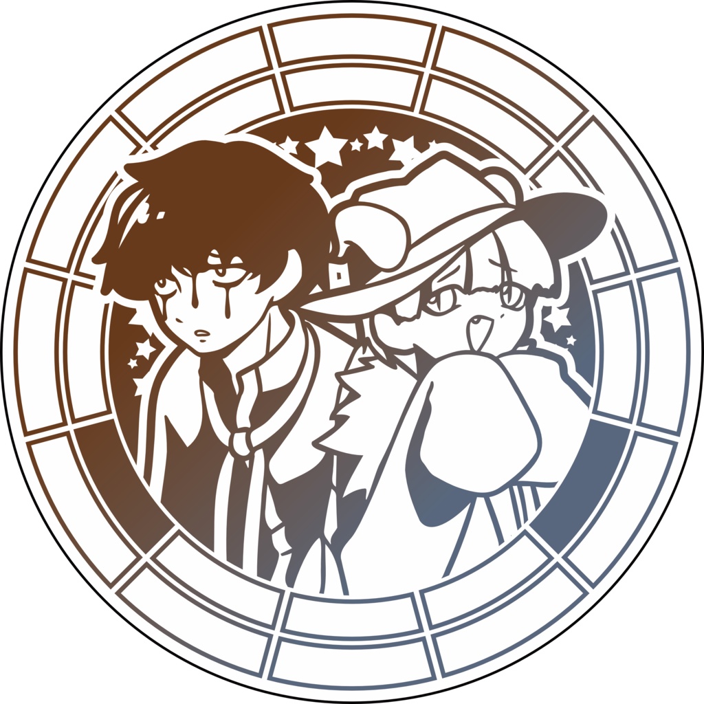 【調性記念日制定応援】調性さん缶バッジ(長調さん短調さん)