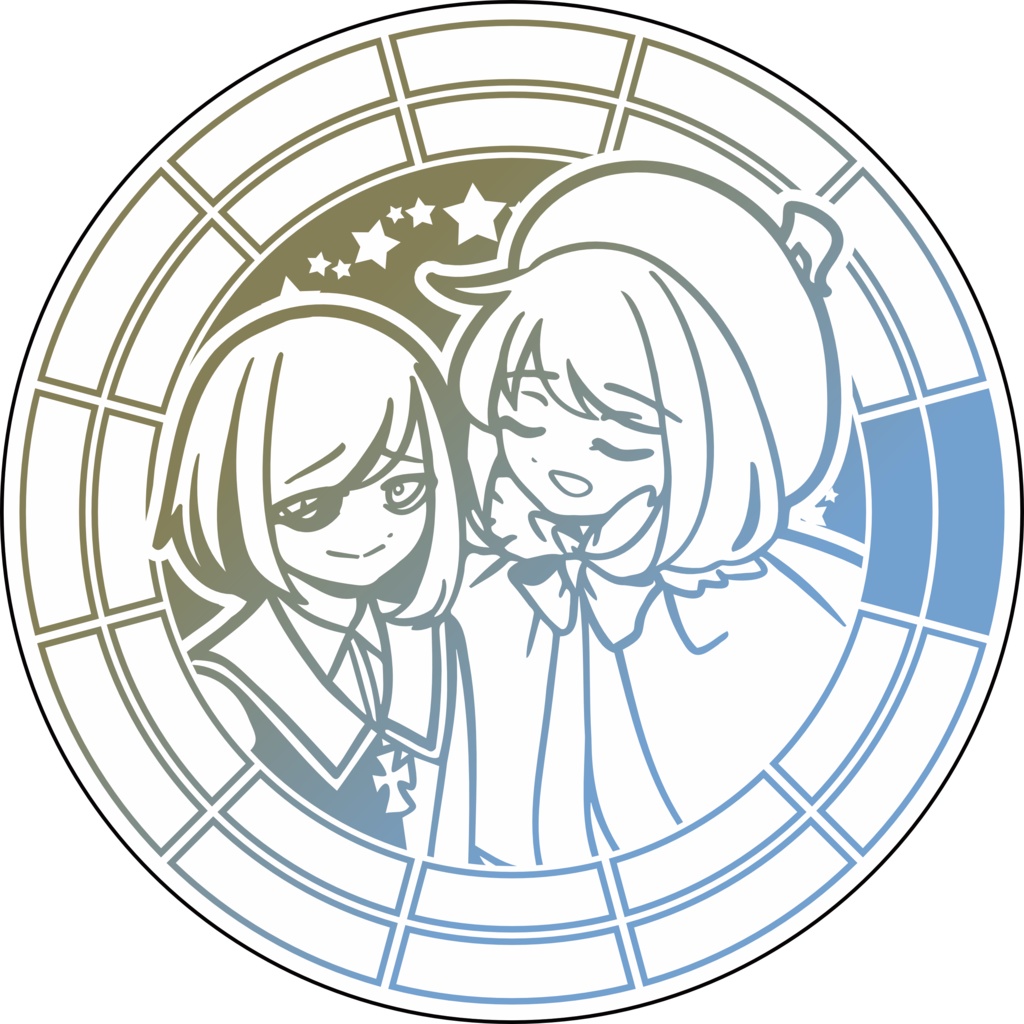 【調性記念日制定応援】調性さん缶バッジ(長調さん短調さん)