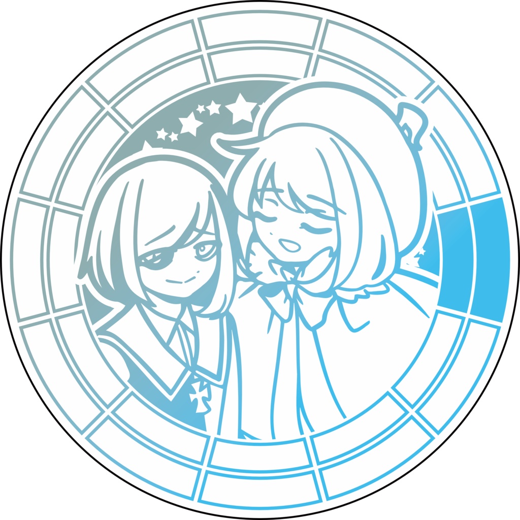 【調性記念日制定応援】調性さん缶バッジ(長調さん短調さん)