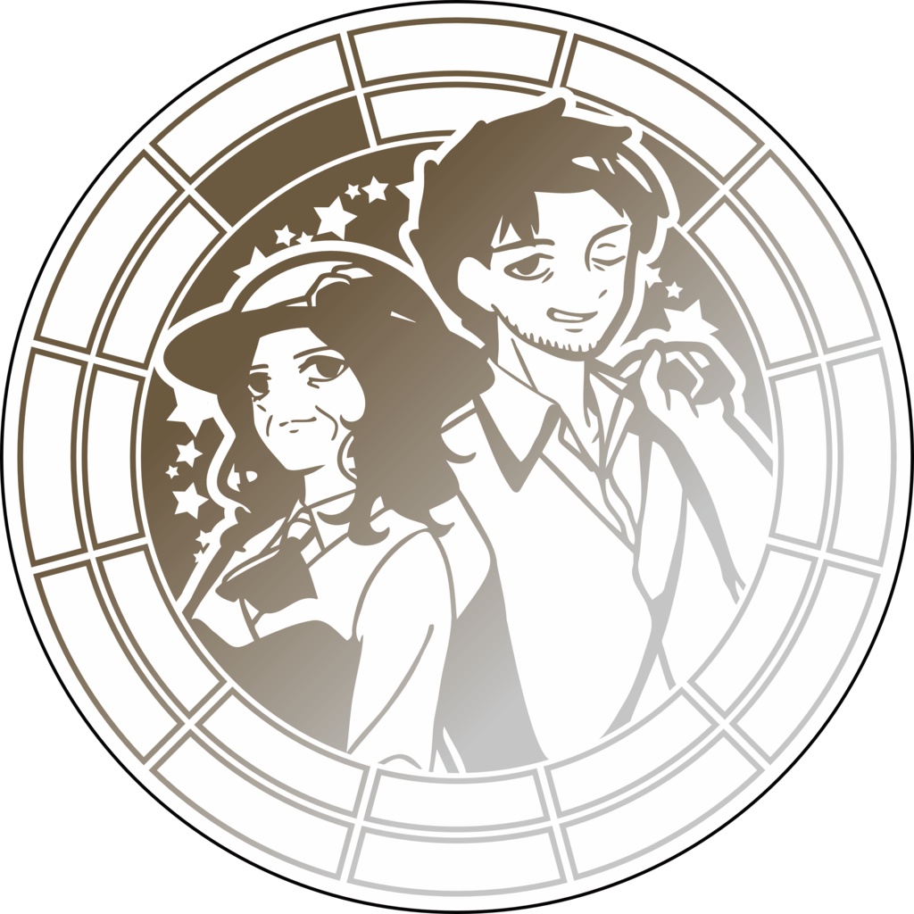 【調性記念日制定応援】調性さん缶バッジ(長調さん短調さん)