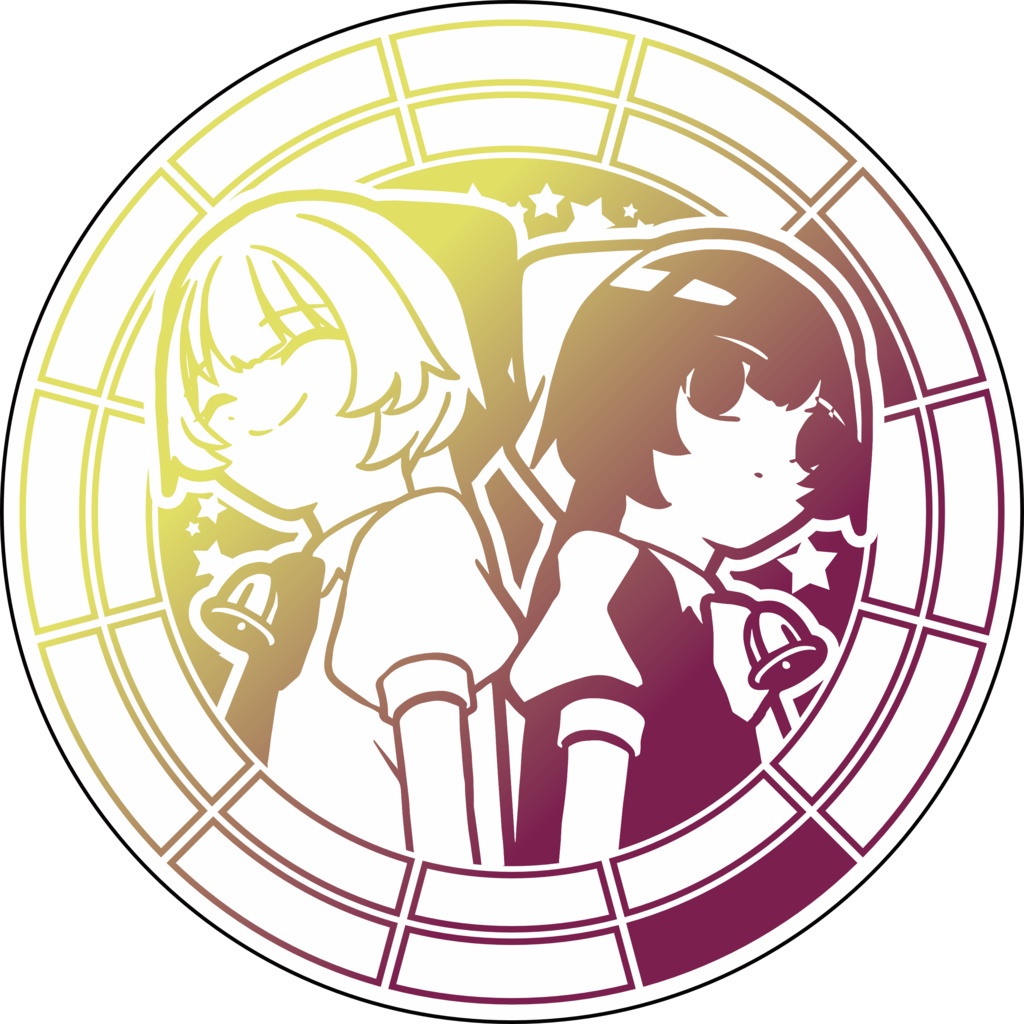 【調性記念日制定応援】調性さん缶バッジ(長調さん短調さん)