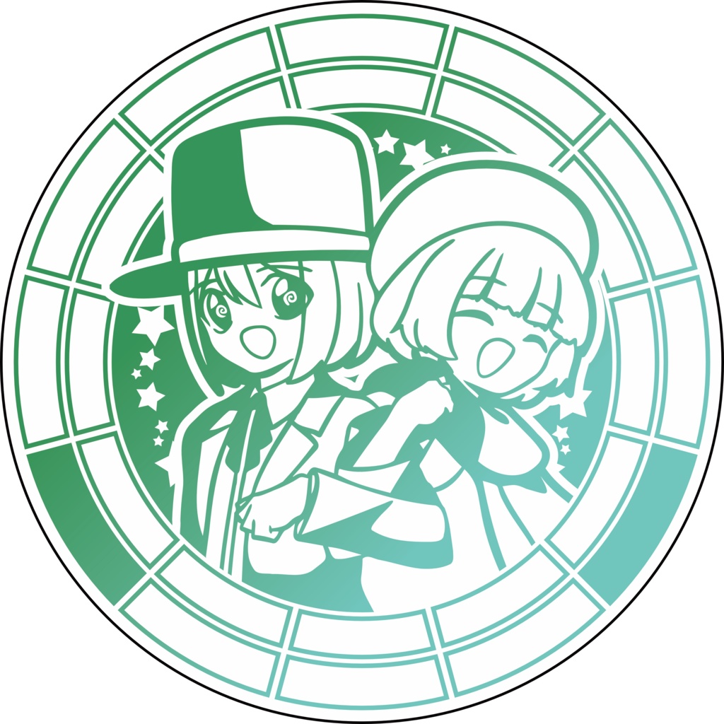 【調性記念日制定応援】調性さん缶バッジ(長調さん短調さん)