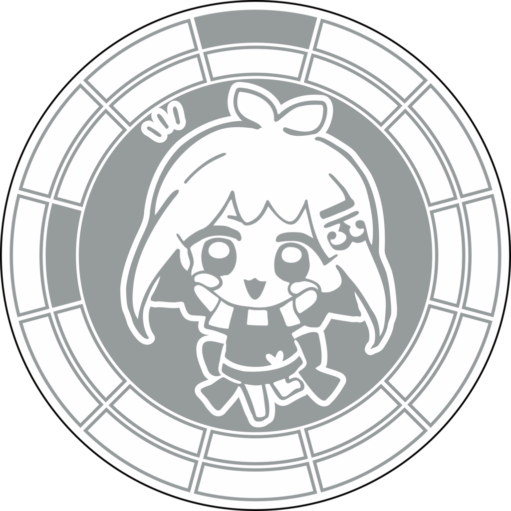 【調性記念日制定応援】調性さん缶バッジ(ハートフル平均律)