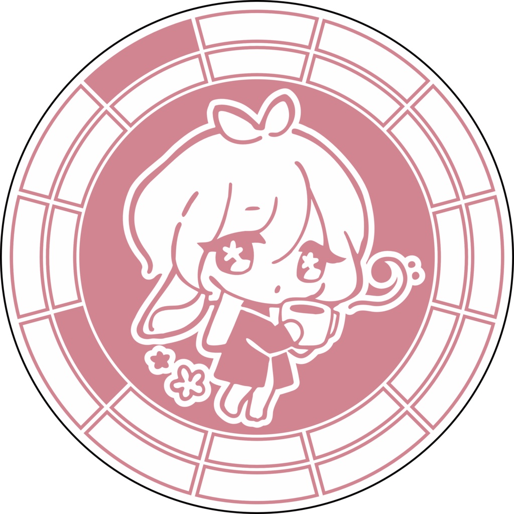 【調性記念日制定応援】調性さん缶バッジ(ハートフル平均律)