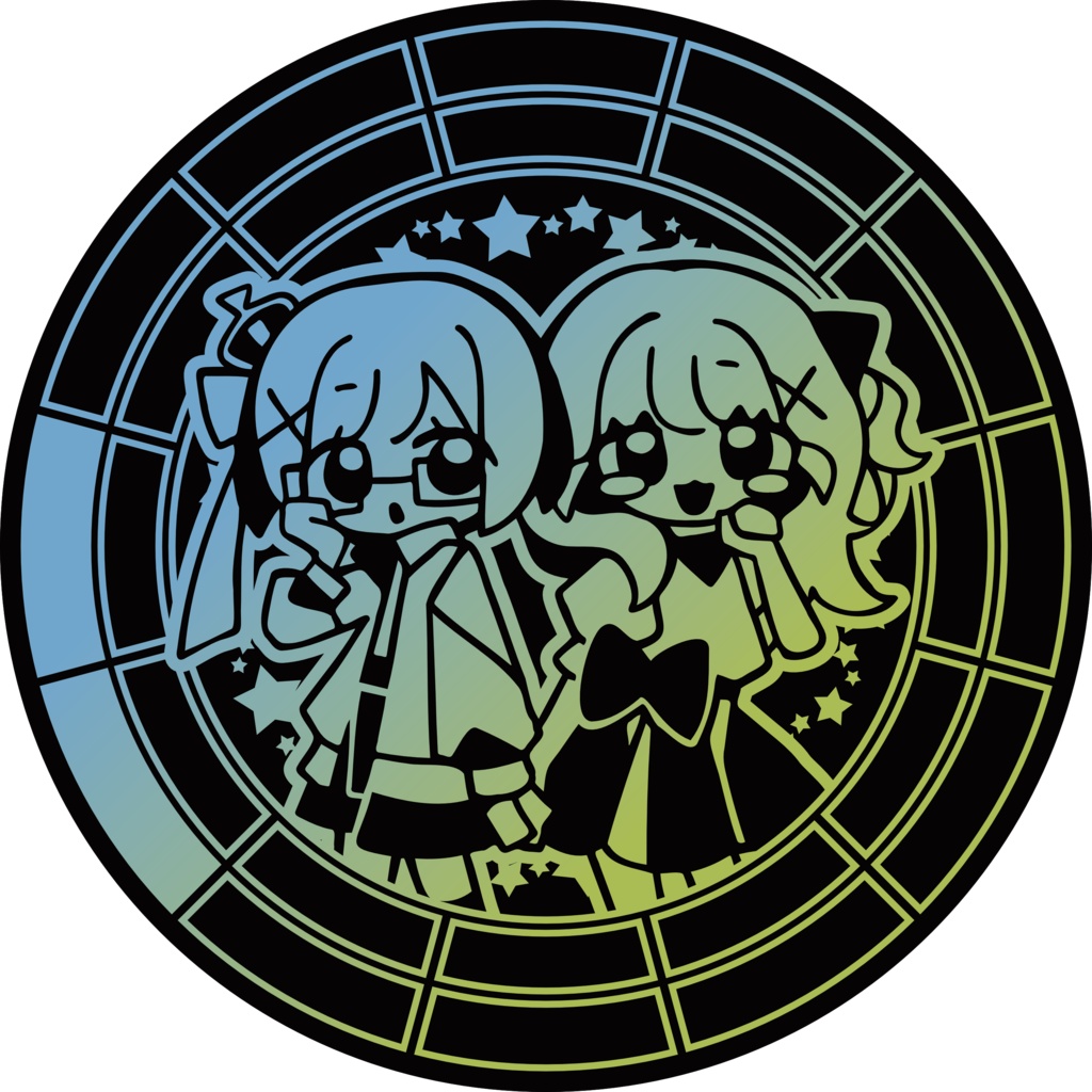 【調性記念日制定応援】調性さん缶バッジ(ハートフル平均律)