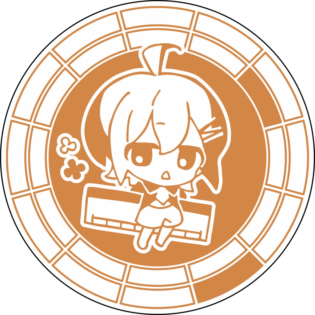 【調性記念日制定応援】調性さん缶バッジ(ハートフル平均律)