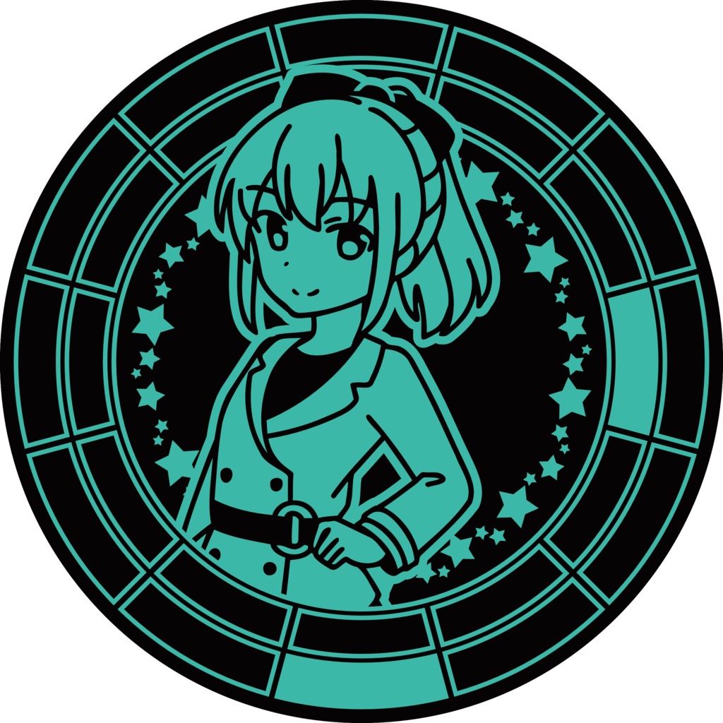 【調性記念日制定応援】調性さん缶バッジ(クロマティックレインボー)