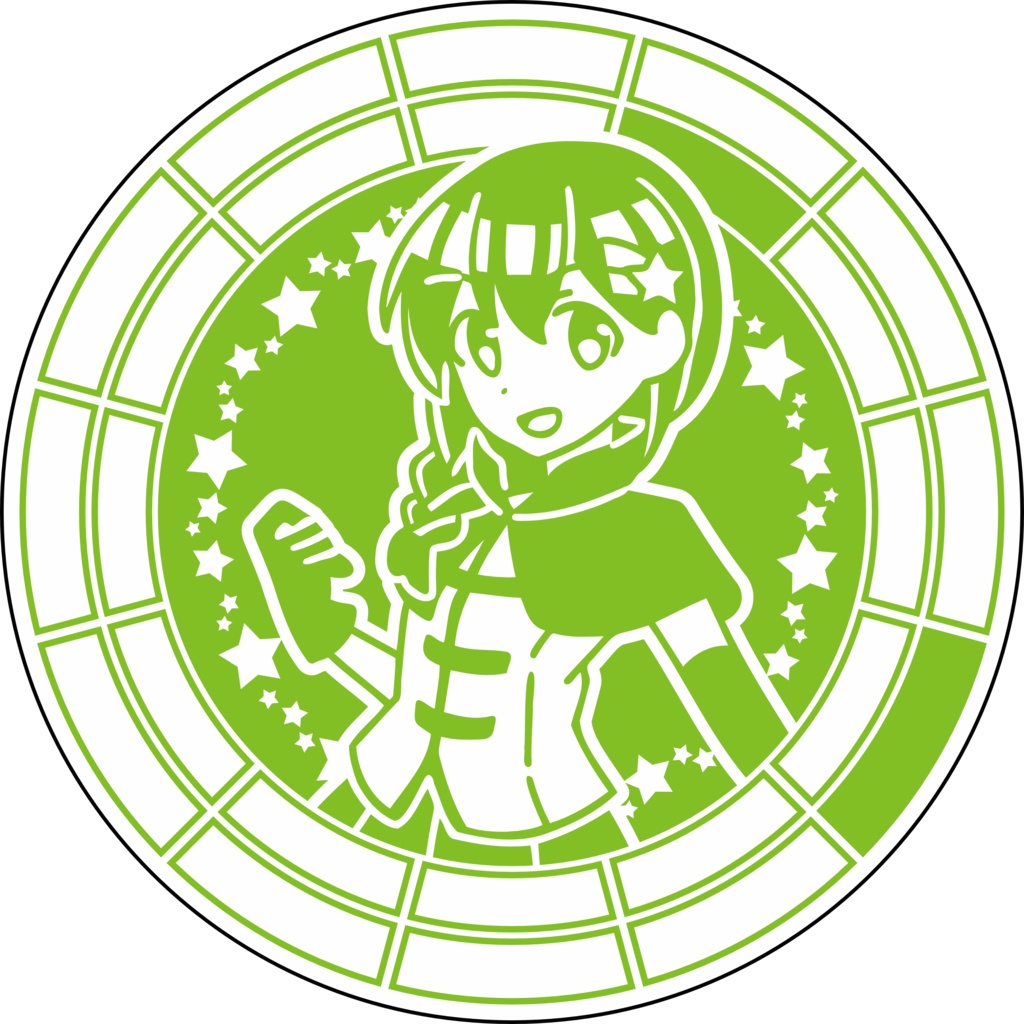 【調性記念日制定応援】調性さん缶バッジ(クロマティックレインボー)