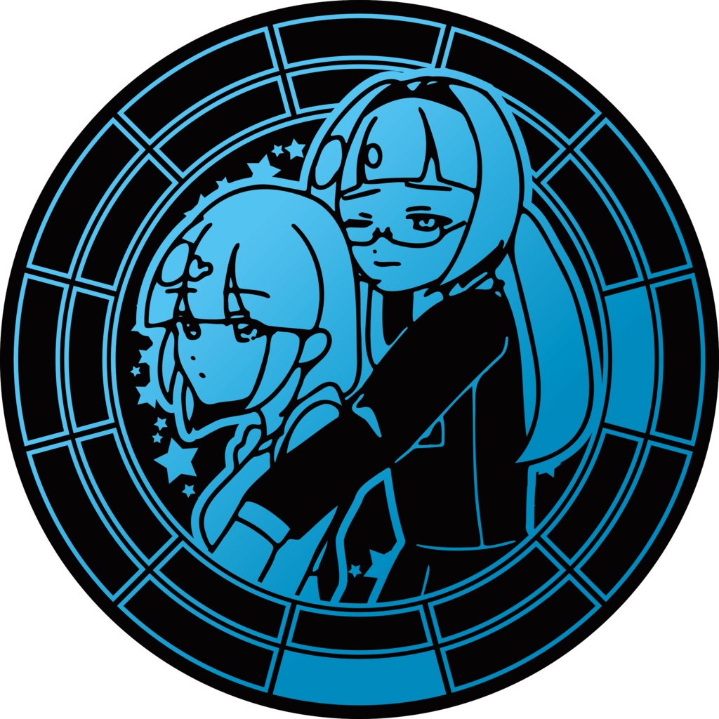 【調性記念日制定応援】調性さん缶バッジ(表月裏月)