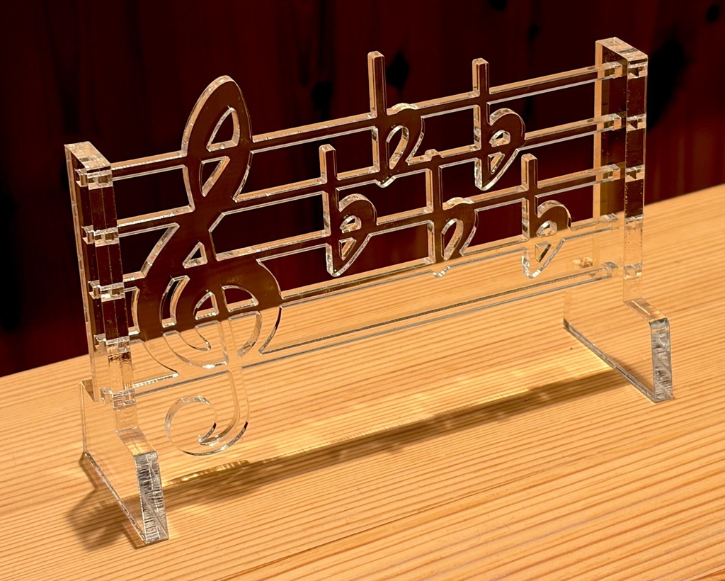 調性アクリルオブジェ