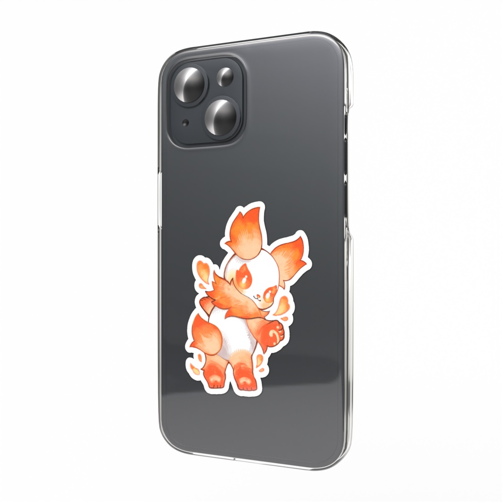 メラミン ポーズ1 スマホステッカー