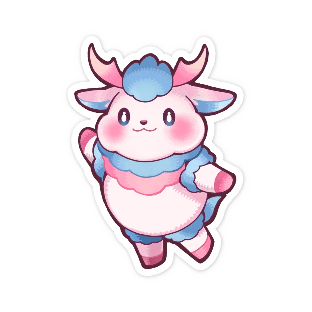 きりん　スマホステッカー