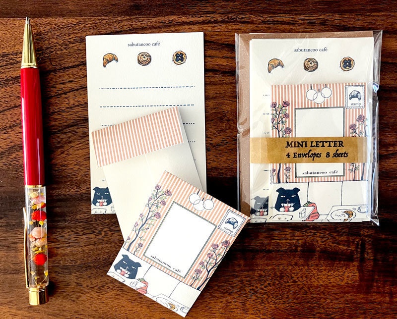 豆レターセット  カフェ