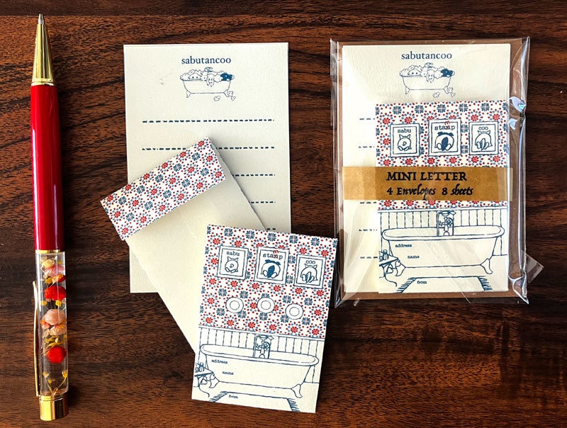 豆レターセッ　バスルーム