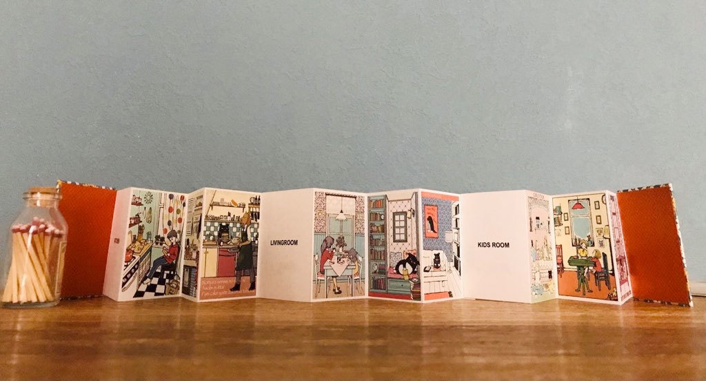 ジャバラ豆本 Room Collection