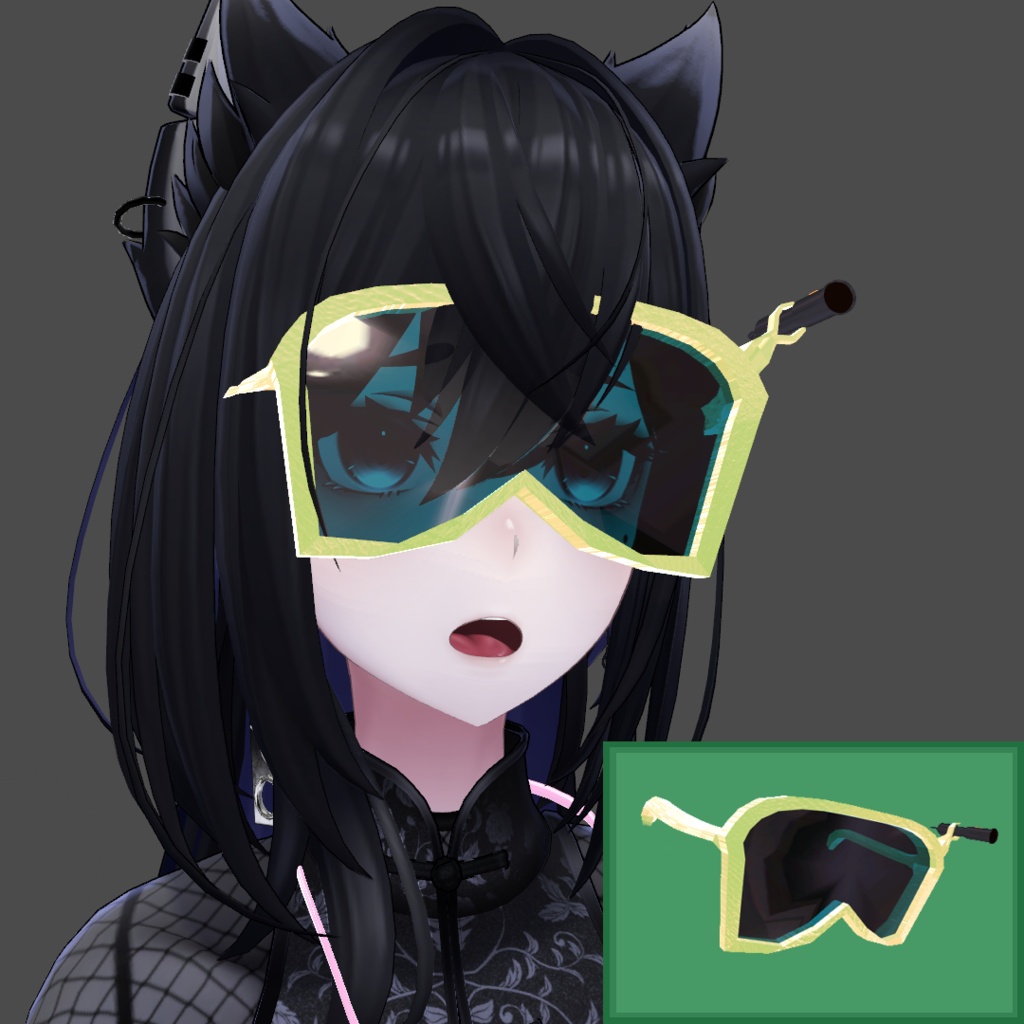 【Free/無料】NeckLigth【VRChat想定】