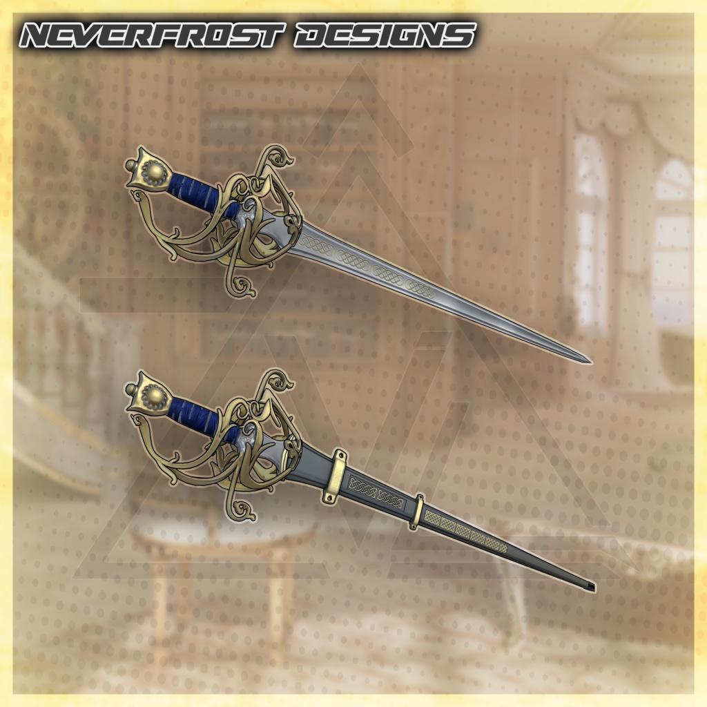 [3Dモデル] Vowed Aegis Ragelia - Neverfrost Designs - BOOTH