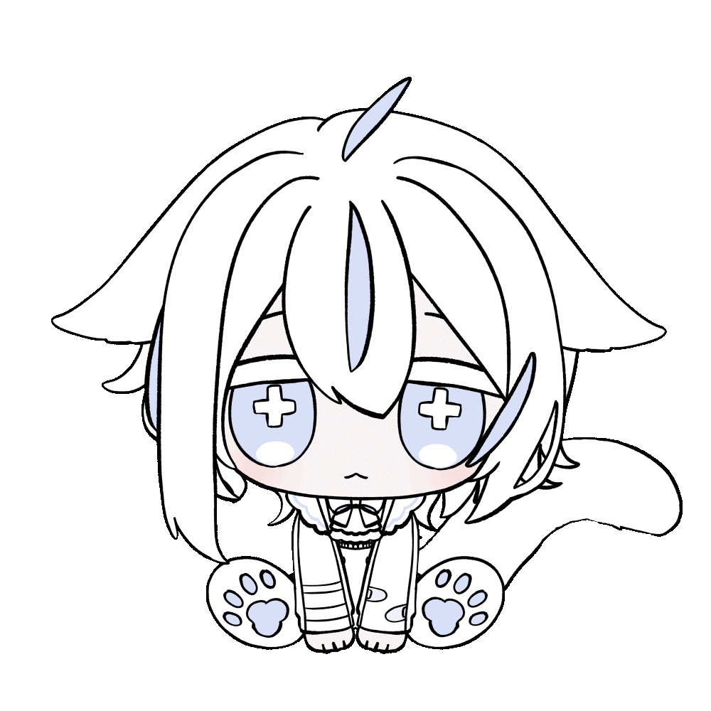 ⟡動くミニキャラGIF ¦ Aセット