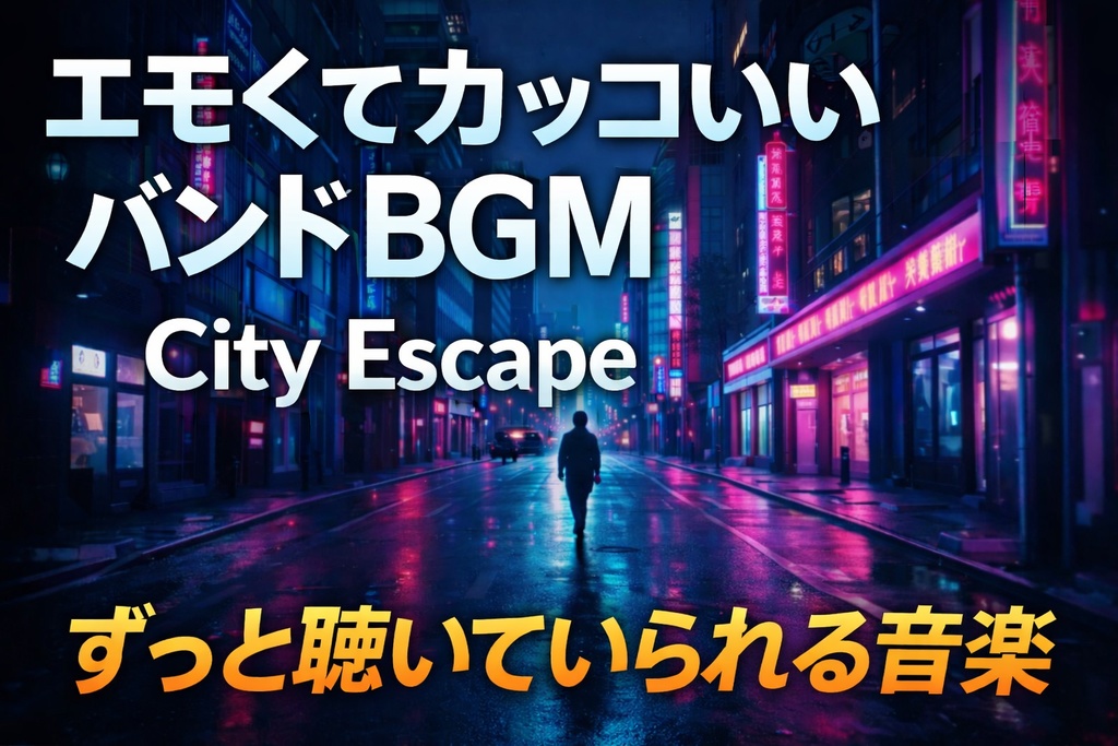 【フリーBGM】City Escape｜かっこいいバンドBGM・作業用 / 配信向け #bgm #freebgm #music