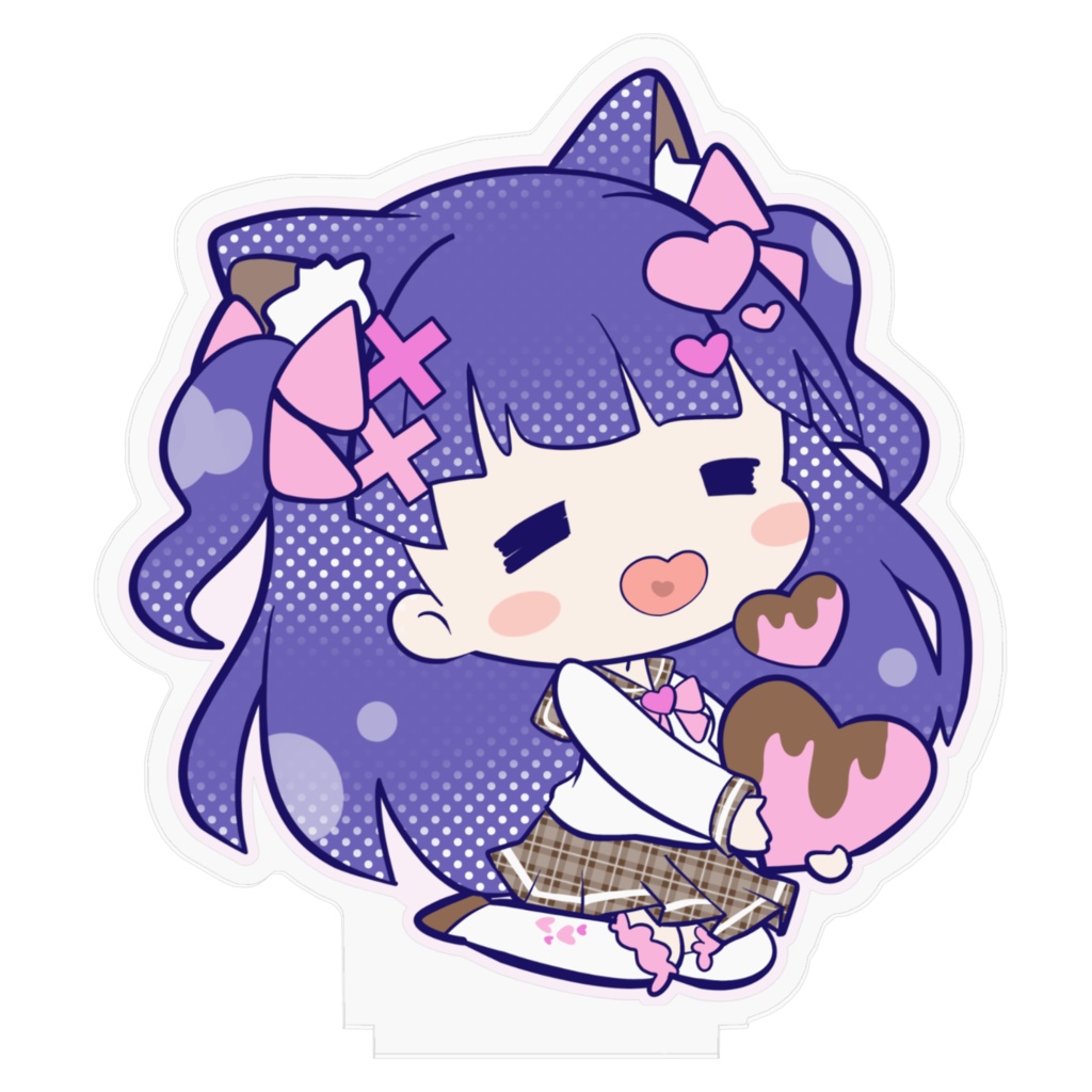 白瀬雪見とチョコレートなアクスタ♡10×10㎝