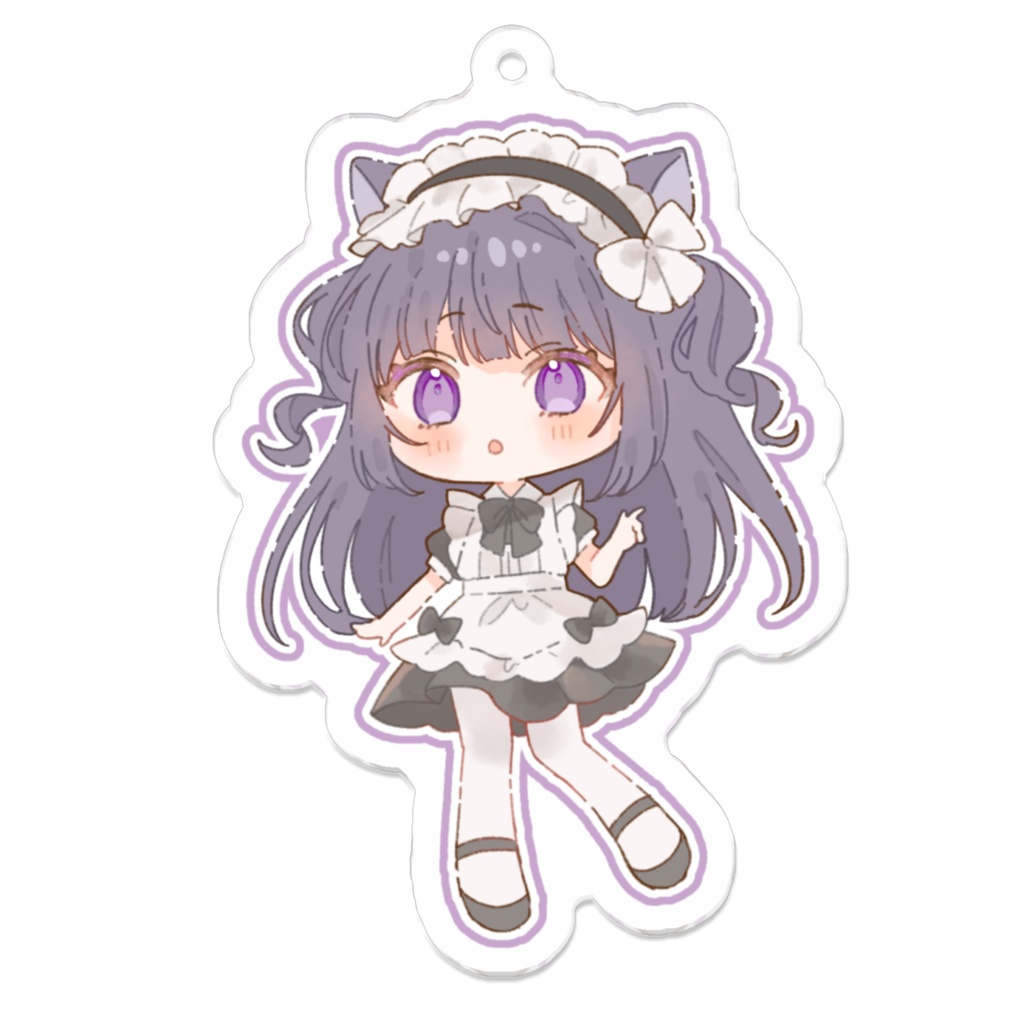 白瀬雪見がメイドさん!?なアクキー♡7cm×7cm