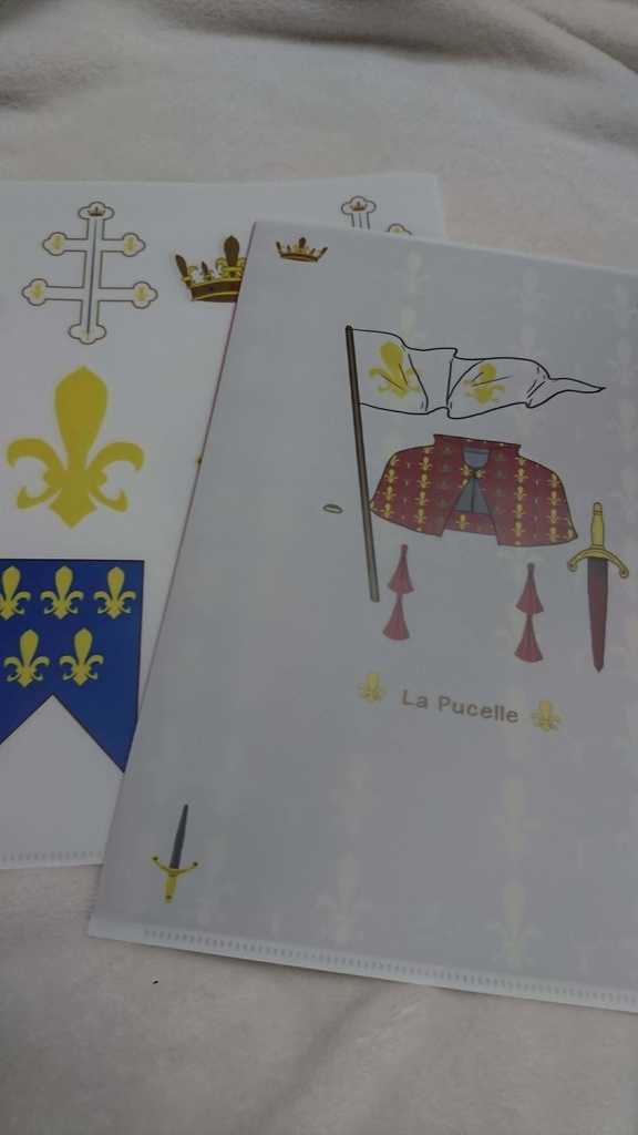 クリアファイル:ジャンヌダルク列聖100周年記念グッズ