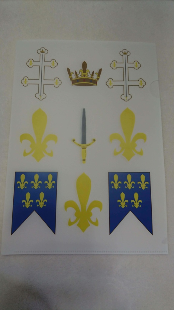 クリアファイル:ジャンヌダルク列聖100周年記念グッズ